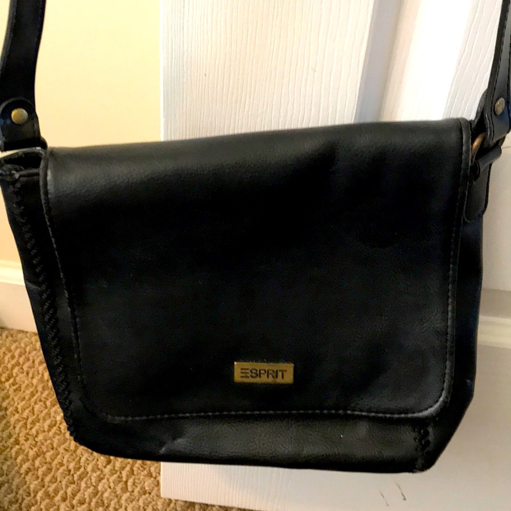 Leather crossbody purse